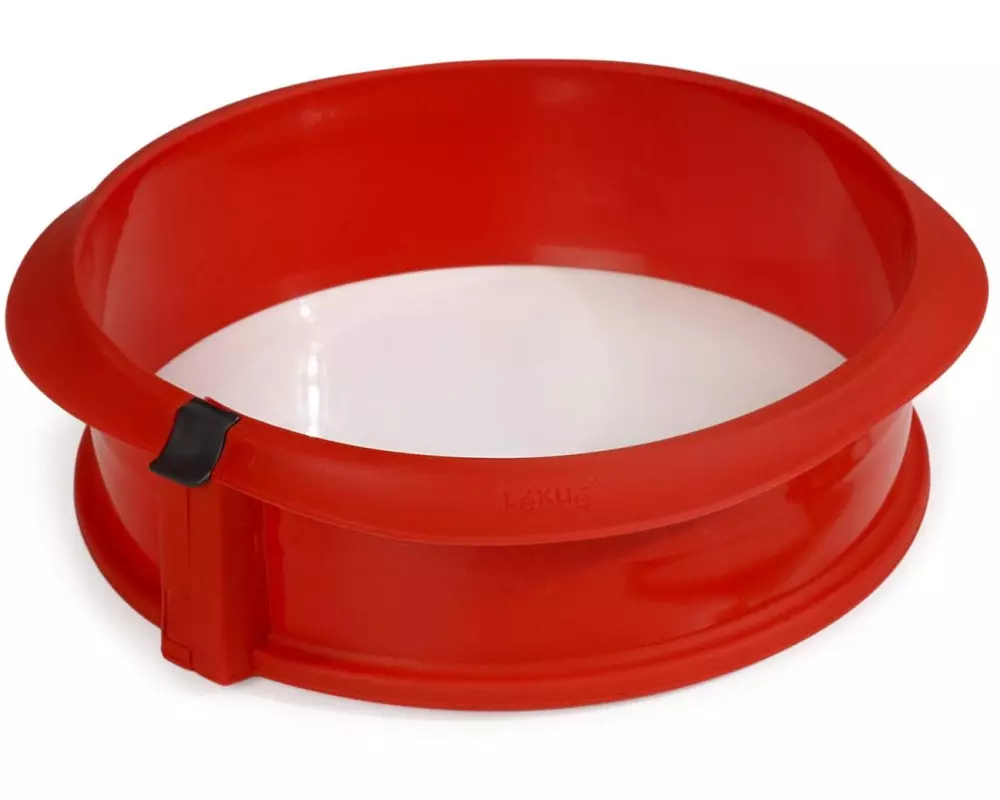 Lékué Springform mit Keramikplatte, Silikon / Keramik, 23 cm