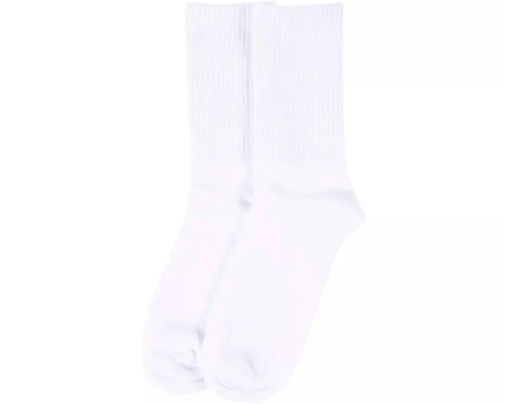 Creativ Company Socken Baumwolle, 10 Stück, Weiss