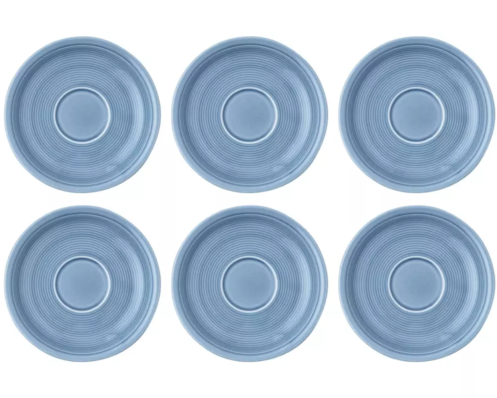 THOMAS Untertasse Trend 6 Stück, Blau