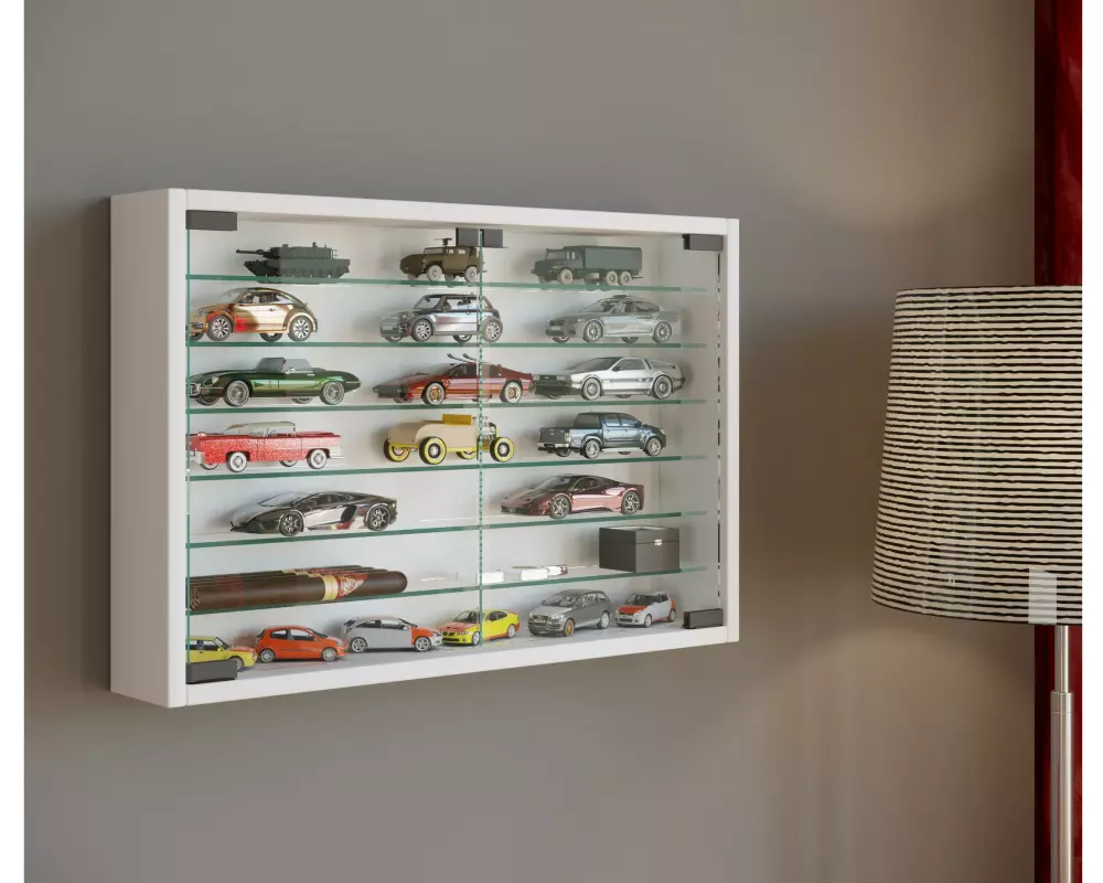 VCM Vitrine Mandosa XL 60 x 40 cm, Weiss