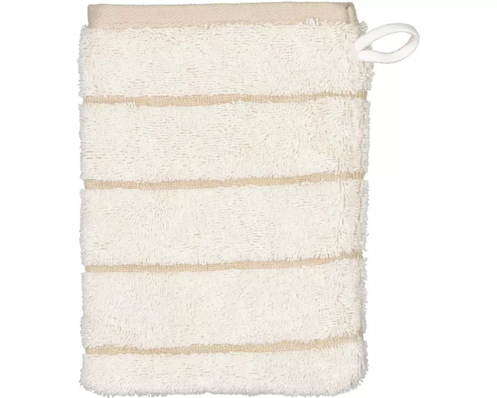 Cawö Waschhandschuh Balance Doubleface 16 x 22 cm, Natur