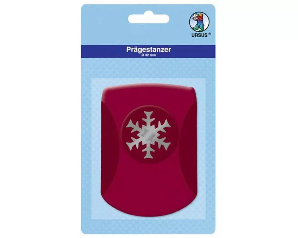URSUS Motivstanzer Schneeflocke, 3.2 cm