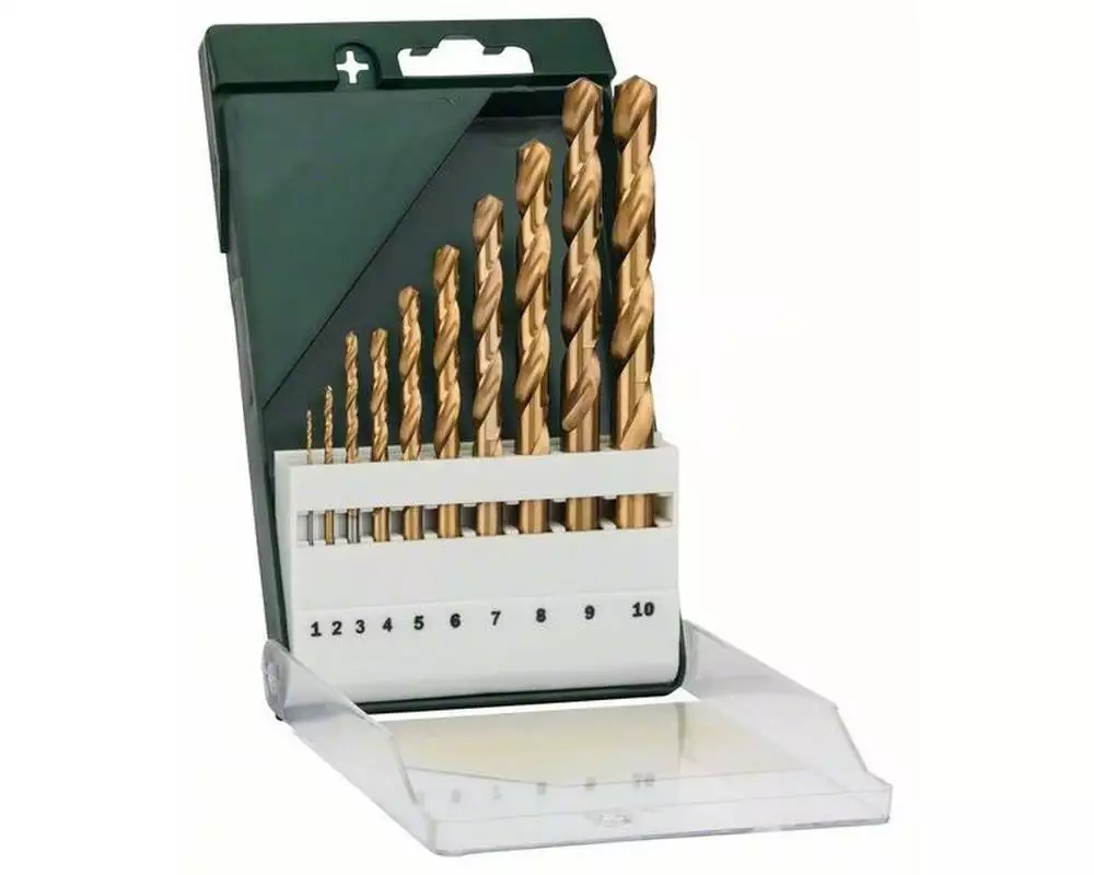 Bosch Metallbohrer-Set HSS-TiN 10-teilig