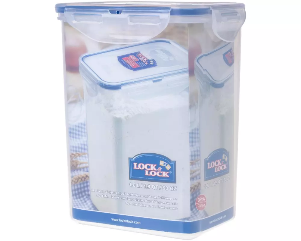 Lock & Lock Vorratsbehälter 1.8 l, Transparent