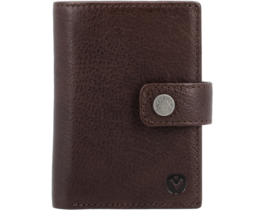 Valenta Card Wallet Leather MagSafe Luxe Chocolate