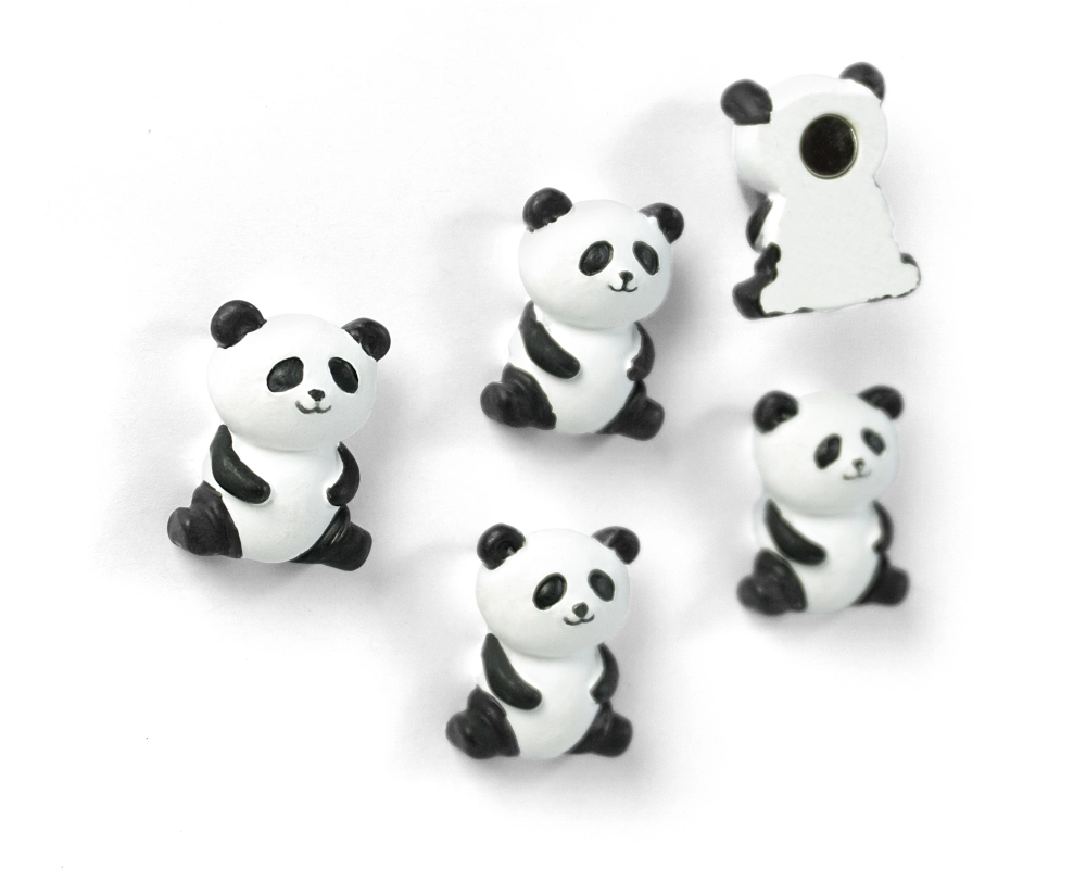 TRENDFORM Magnete PANDA FA4573 schwarz/weiss 5 Stück
