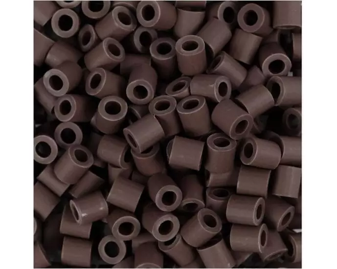 Creativ Company Bio Bügelperlen Nabbi 3000 Stück, Braun