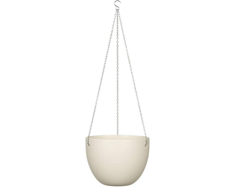 scheurich Übertopf Hängeampel Creme 21 cm