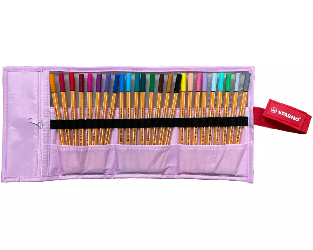 STABILO Point 88 Rollerset 25er Rosa