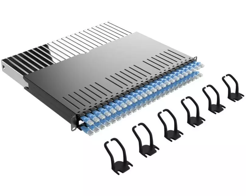 Patchbox PATCHBOX 365 Cat 6A, STP, 0.8 m, Blau, 24 Kassetten