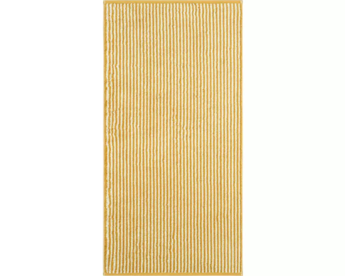 Cawö Duschtuch Two-Tone Stripe 80 x 150 cm, Gold