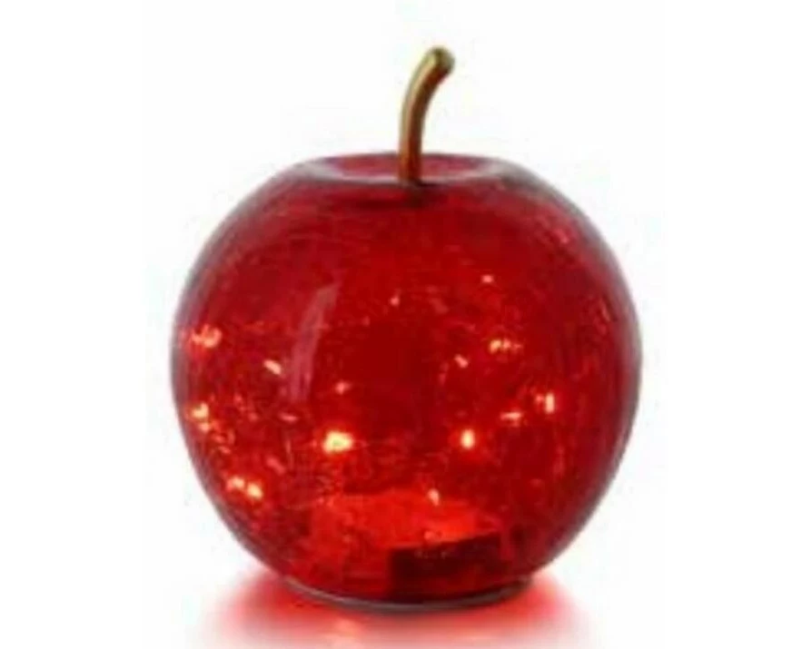 balthasar LED Dekoapfel POMO Rot