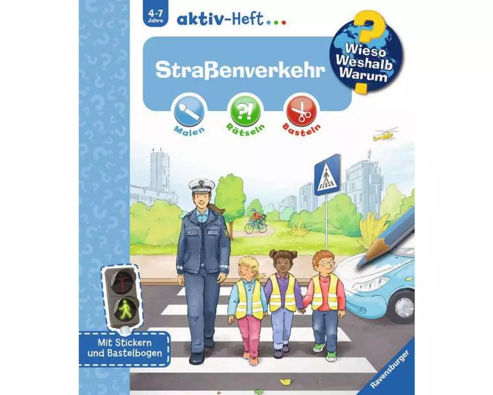 Ravensburger Kinder-Sachbuch WWW aktiv-Heft: Strassenverkehr