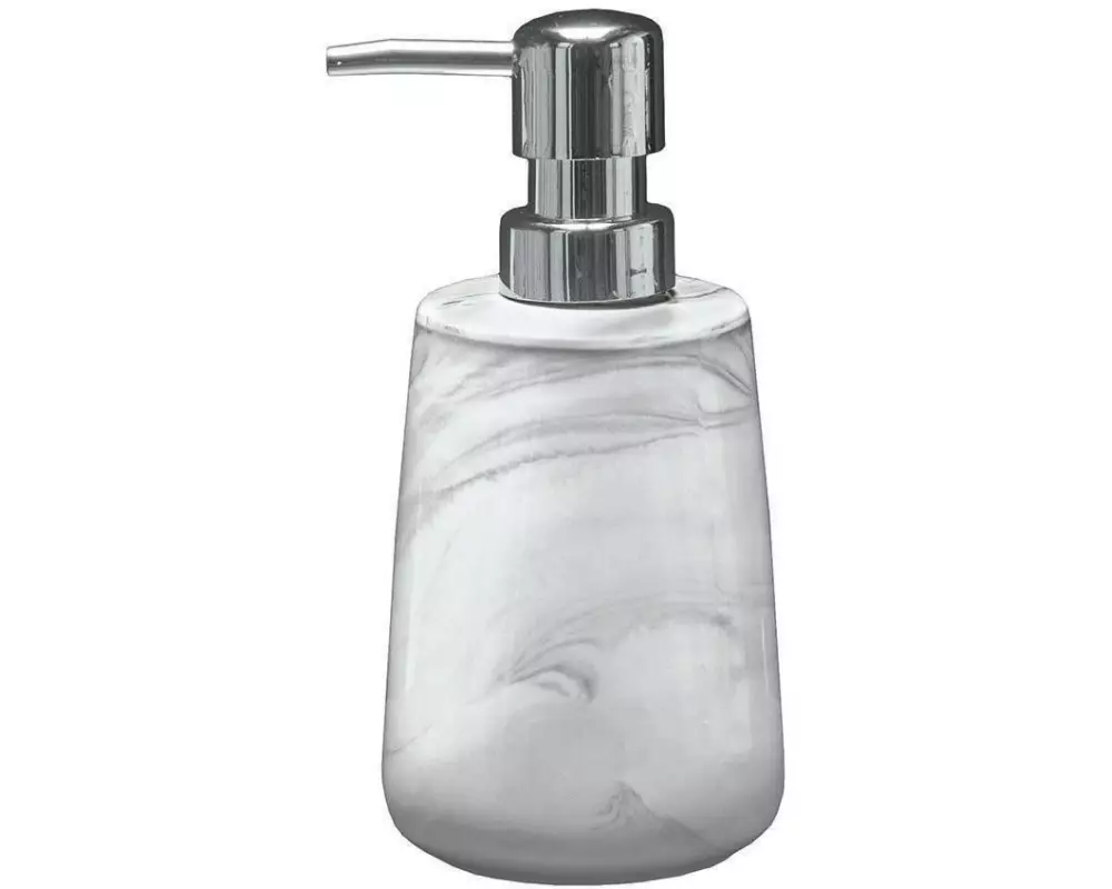 Kleine Wolke Seifenspender Marble 350 ml, Grau-Marmor