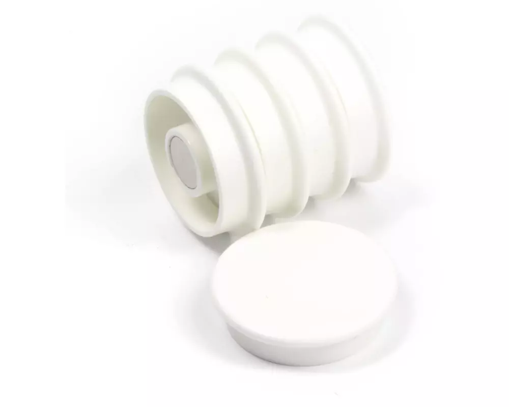 supermagnete Haftmagnet 32,6 x 9 mm rund Weiss