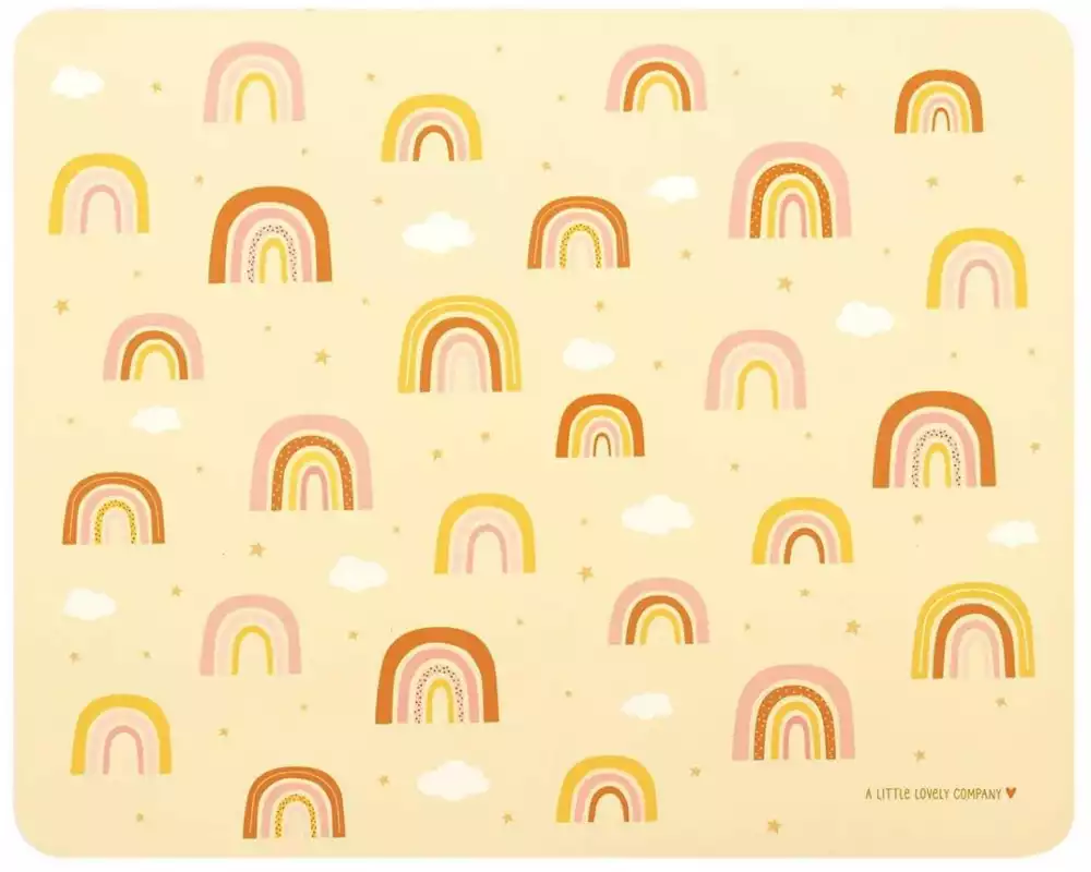 A Little Lovely Company Kindertischset Regenbogen