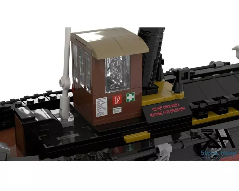 Stone Heap Alter Hafenschlepper