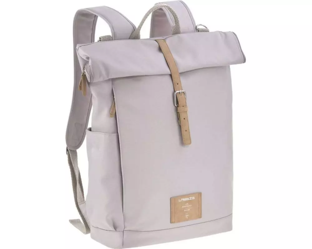 Lässig Wickelrucksack Rolltop Grey 17 l