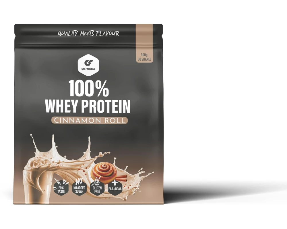 Go Fitness Pulver 100% Whey Protein Zimt 900 g