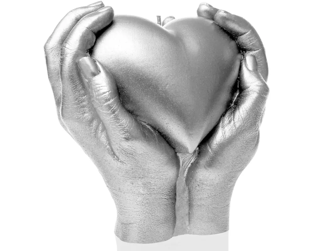 Candellana Kerze Love Edition Silber