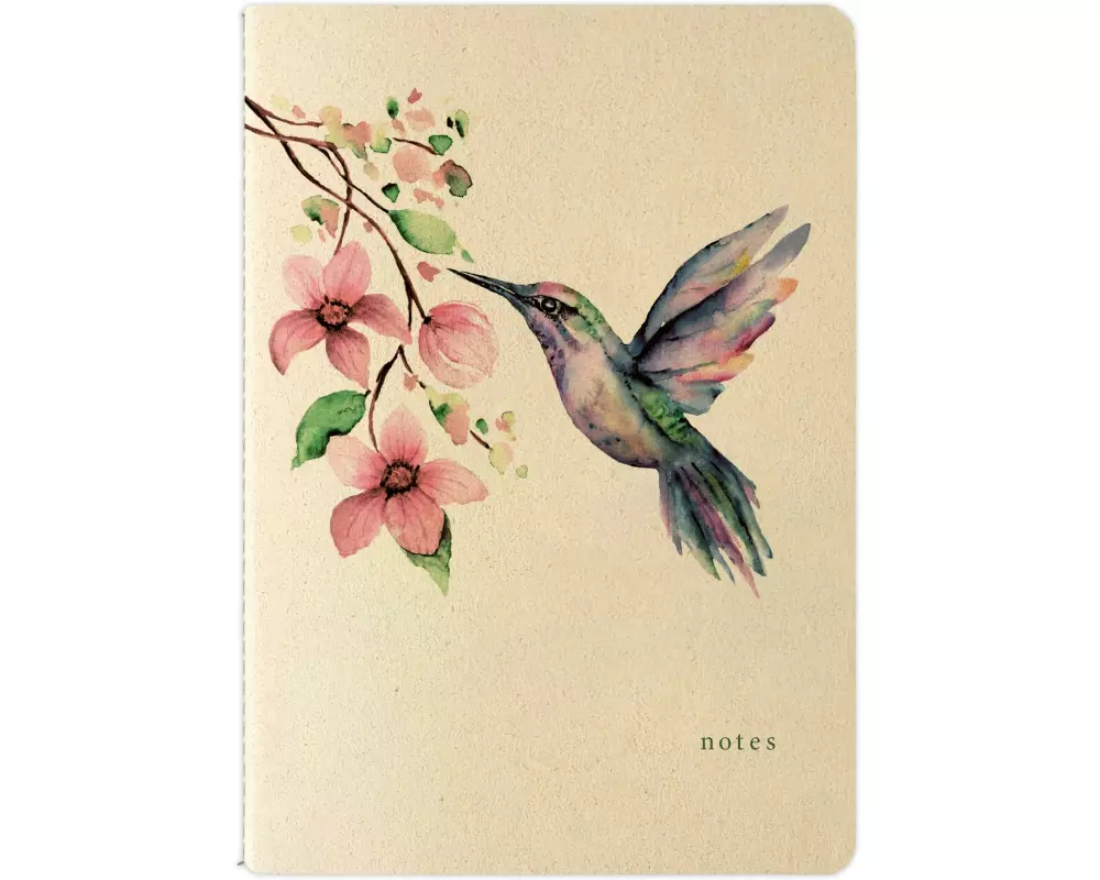 Natur Verlag Notizheft Kolibri 14.8 x 21 cm, Blanko