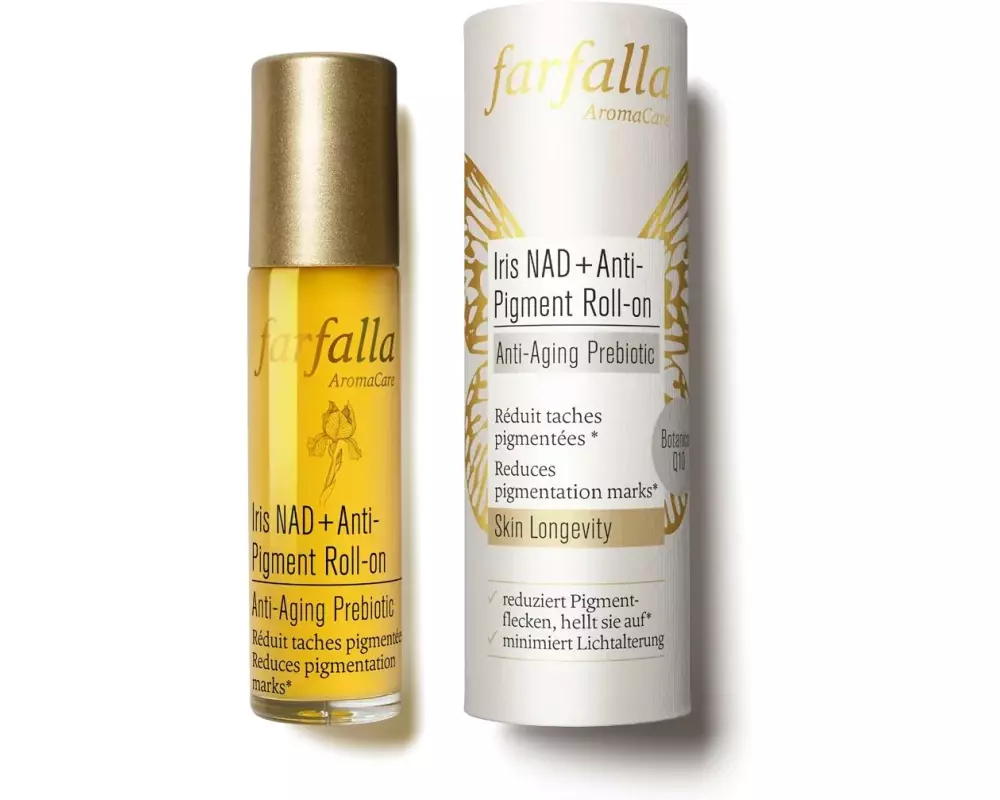 Farfalla Gesichtsserum Iris NAD+ Anti-Pigment Roll-On 10 ml