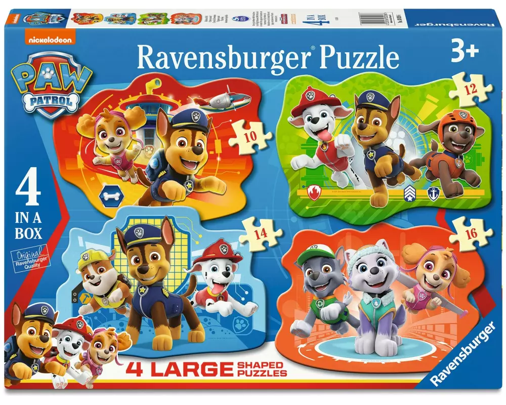 Ravensburger Kinderpuzzle 4x Paw Patrol
