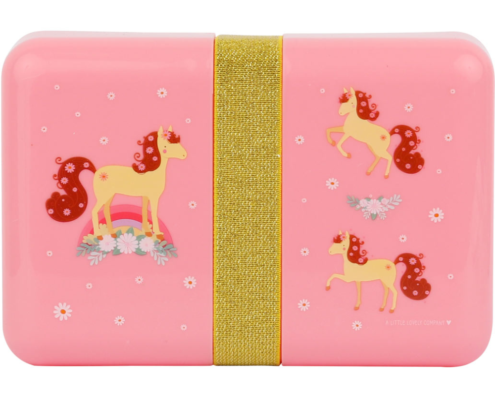 ALLC Lunchbox Horse SBLHPI11 rosa 18x6x12cm