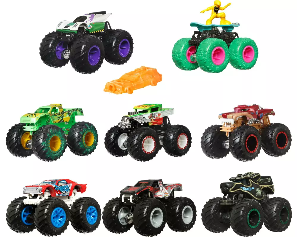 Hot Wheels Monster Trucks 1:64 Die-Cast Assortiert