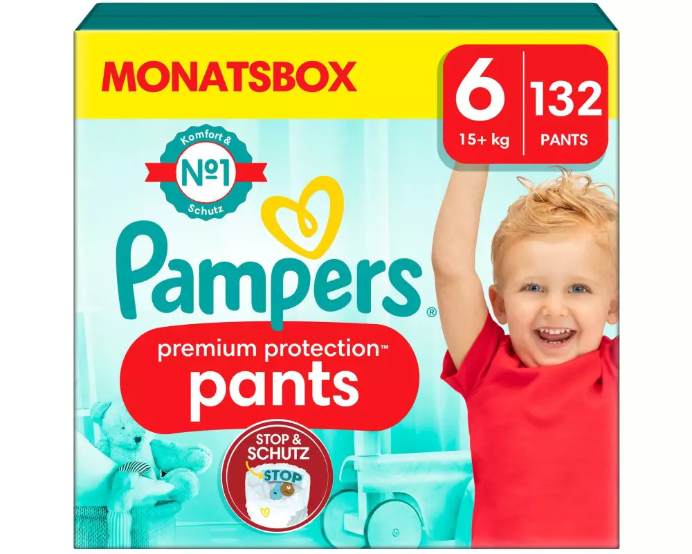 Pampers Windeln Premium Protection Pants Extra Large Grösse 6