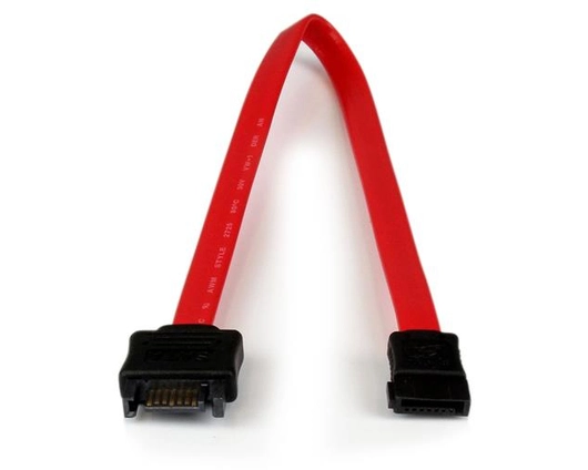 StarTech.com 0.3m SATA SATA Kabel 0,3 m SATA 7-pin Schwarz, Rot