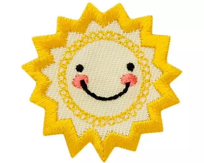 Mono-Quick Aufnäher Sonne 1 Stück