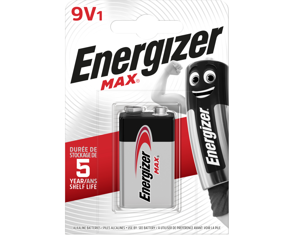 ENERGIZER Batterie Max 9V E301531802 1 Stück