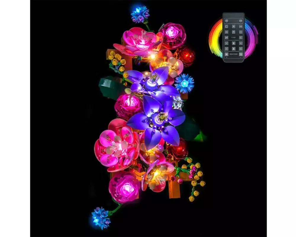 BrickBling LED-Licht-Set für LEGO 11503 Blumen an der Wand