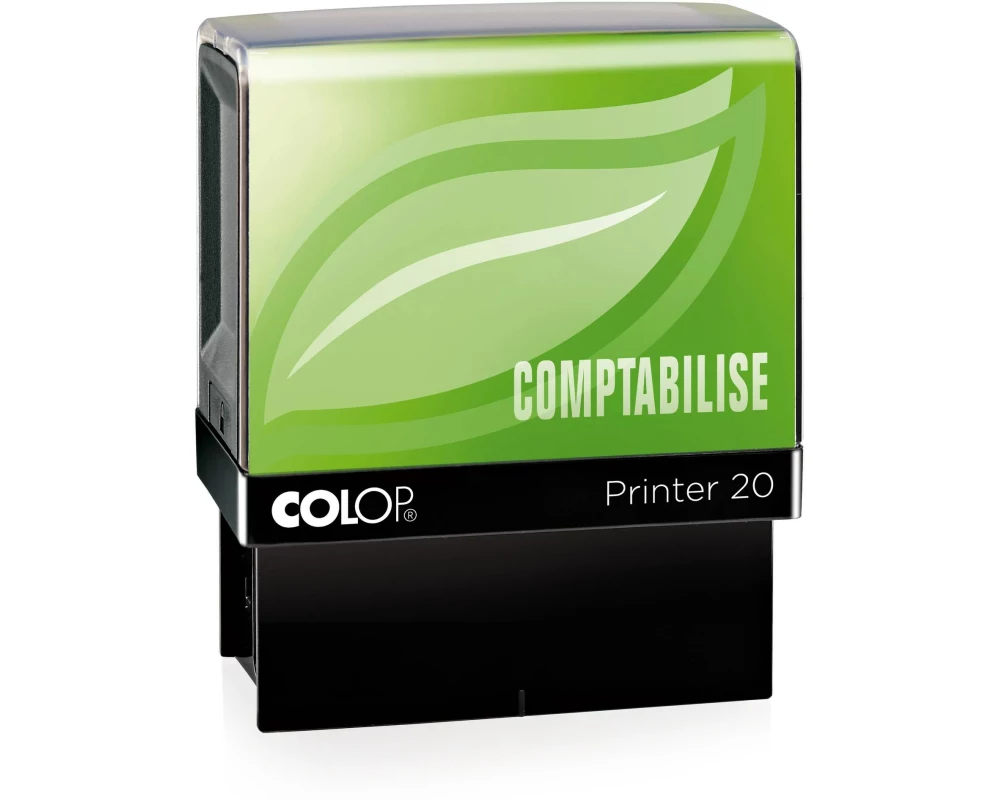 Colop Wort- und Datumsstempel Green Line «COMPTABILISE», Rot