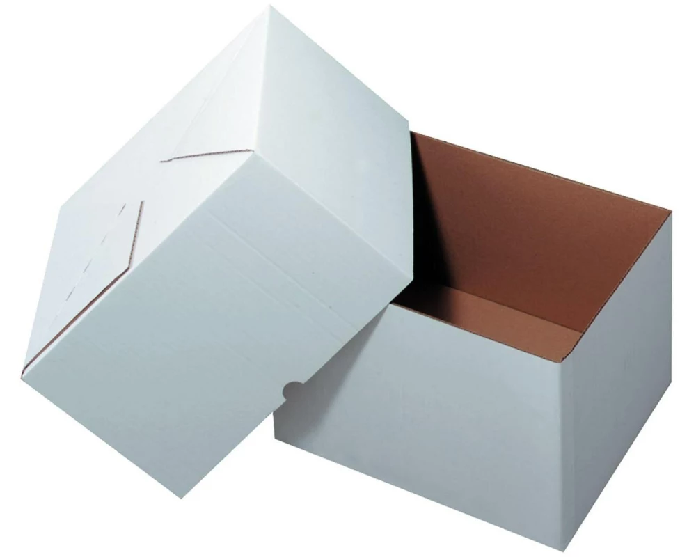 Antalis Versandkarton 30.5 x 22 x 20 cm 2-teilig, 25 Stück, Weiss