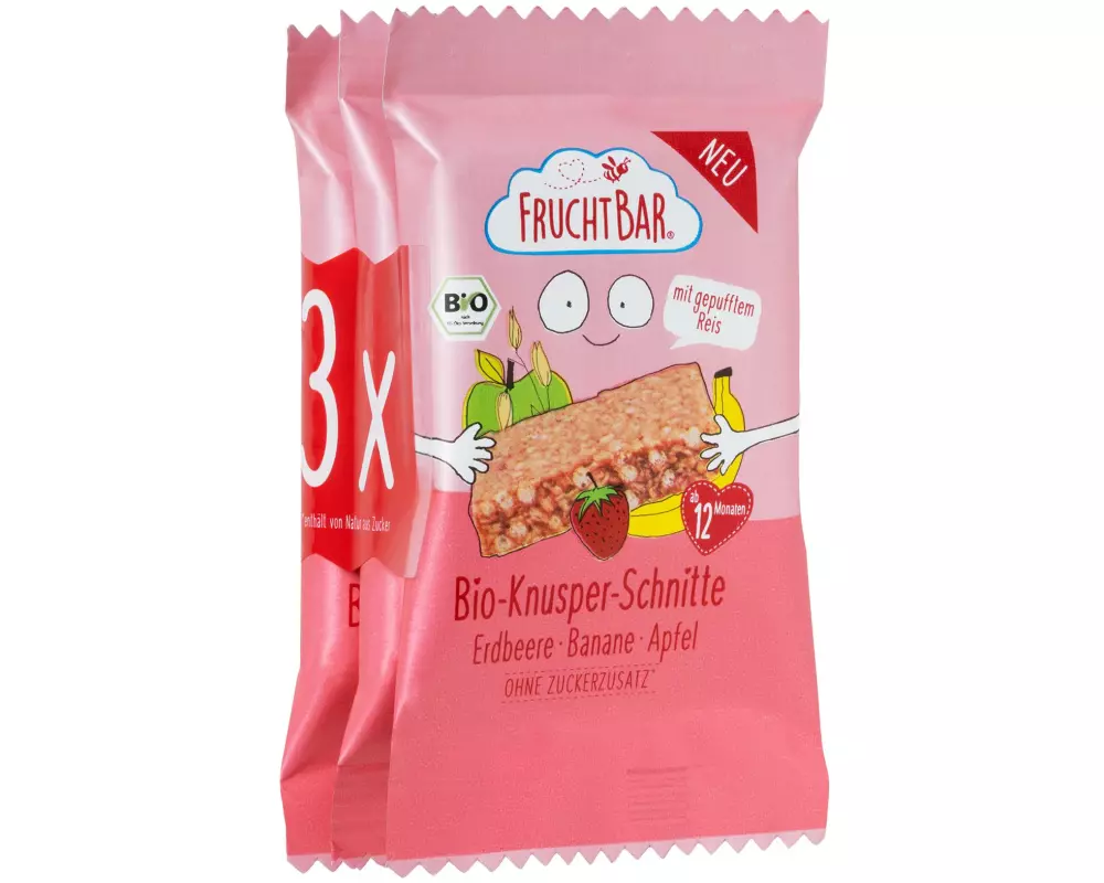 Fruchtbar Riegel Knusper Schnitte 3 x 23g