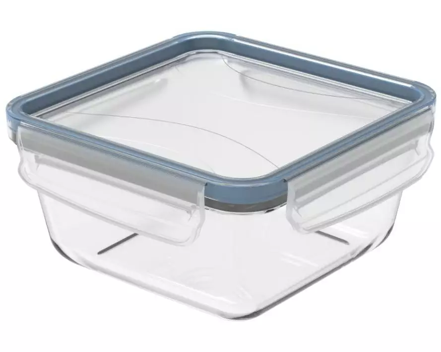 Rotho Vorratsglas CLIC & LOCK 0.75 l, Blau