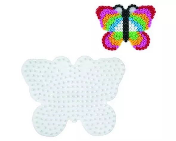 Hama Bügelperlen Platten Midi-Schmetterling Weiss