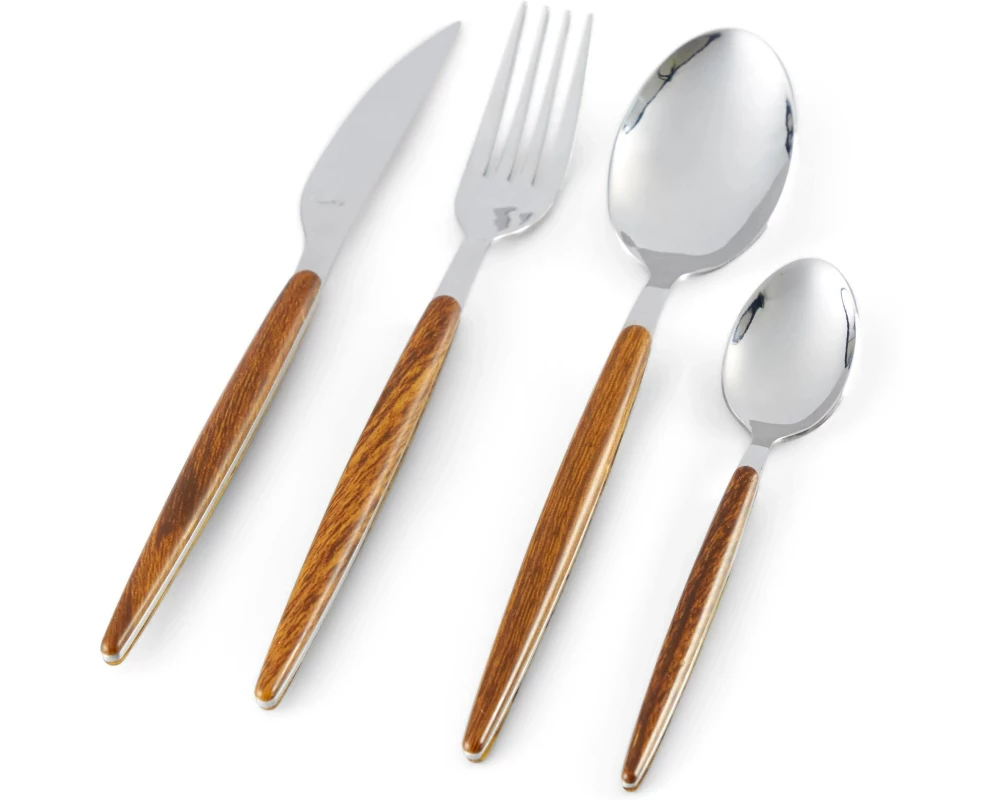 Schou Besteck-Set 16-teilig, Braun