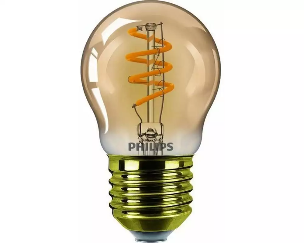 Philips Professional Lampe MAS VLE LEDLuster DT 2.6-15W E27 GOLD P45 SP G