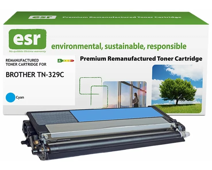 ESR Toner cartridge compatible with Brother TN-329C cyan remanufactured 6.000 pages