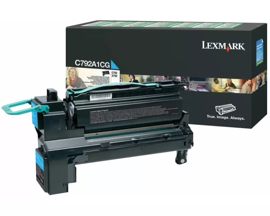 LEXMARK C792, X792 Toner cyan Std Capacity 6.000 pages return program