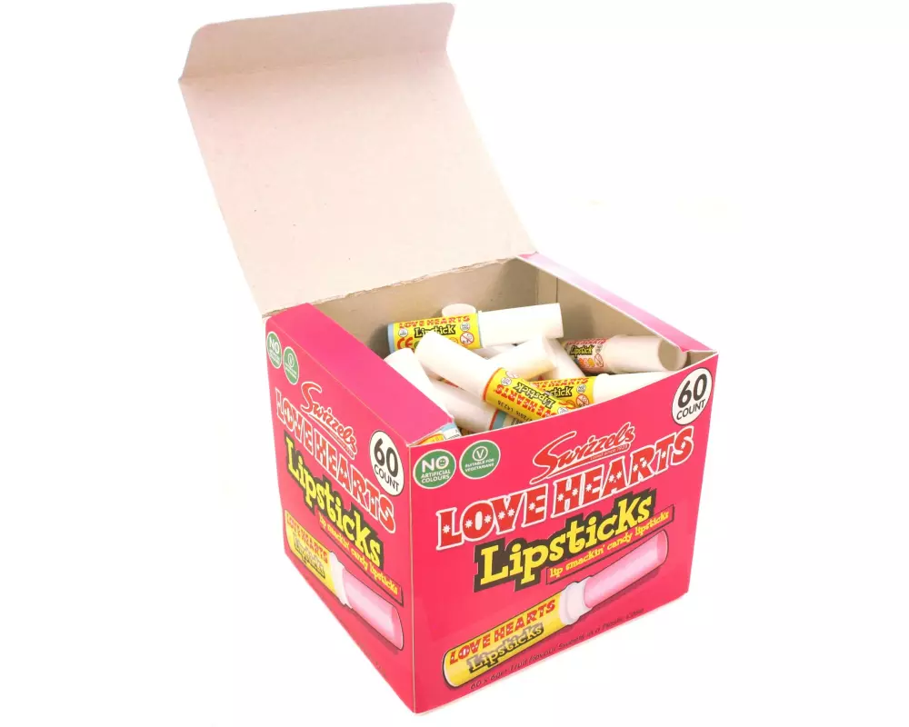 Swizzels Love Heart Lipsticks 60 Stück