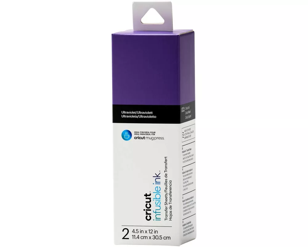 Cricut Aufbügelfolie Joy Infusible Ink 2 Stück, Violett