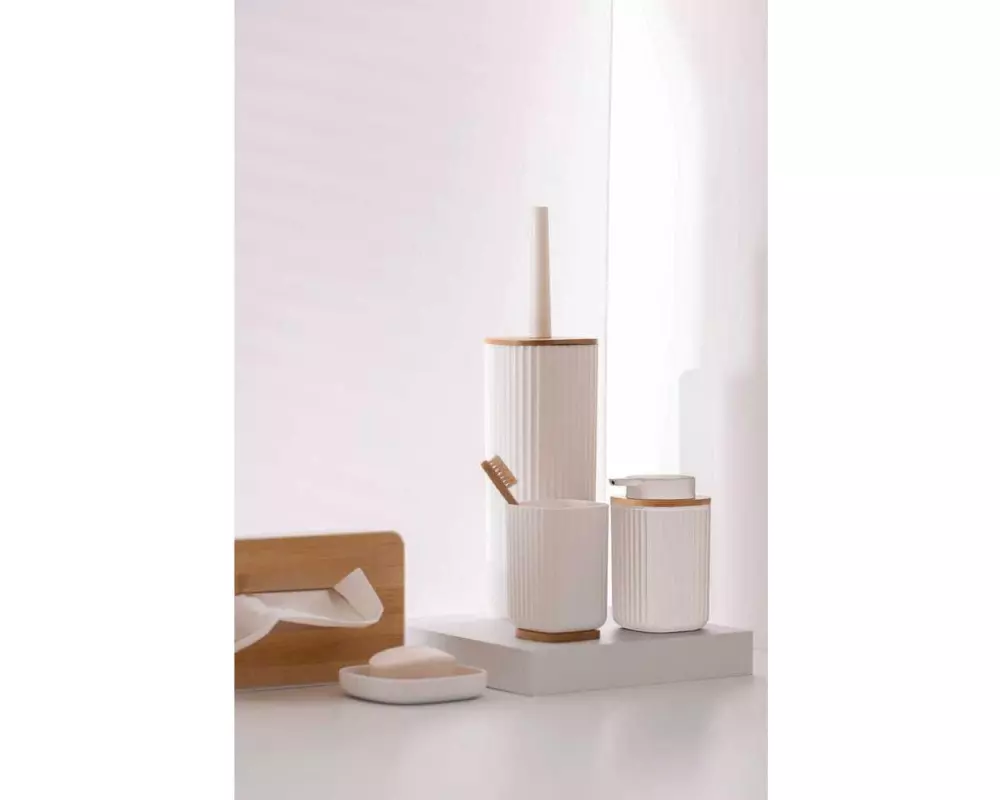 Wenko Seifenschale Rotello Nature/Weiss