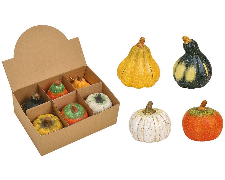 ROOST Deko Kürbis 7x9cm 10019246 assortiert