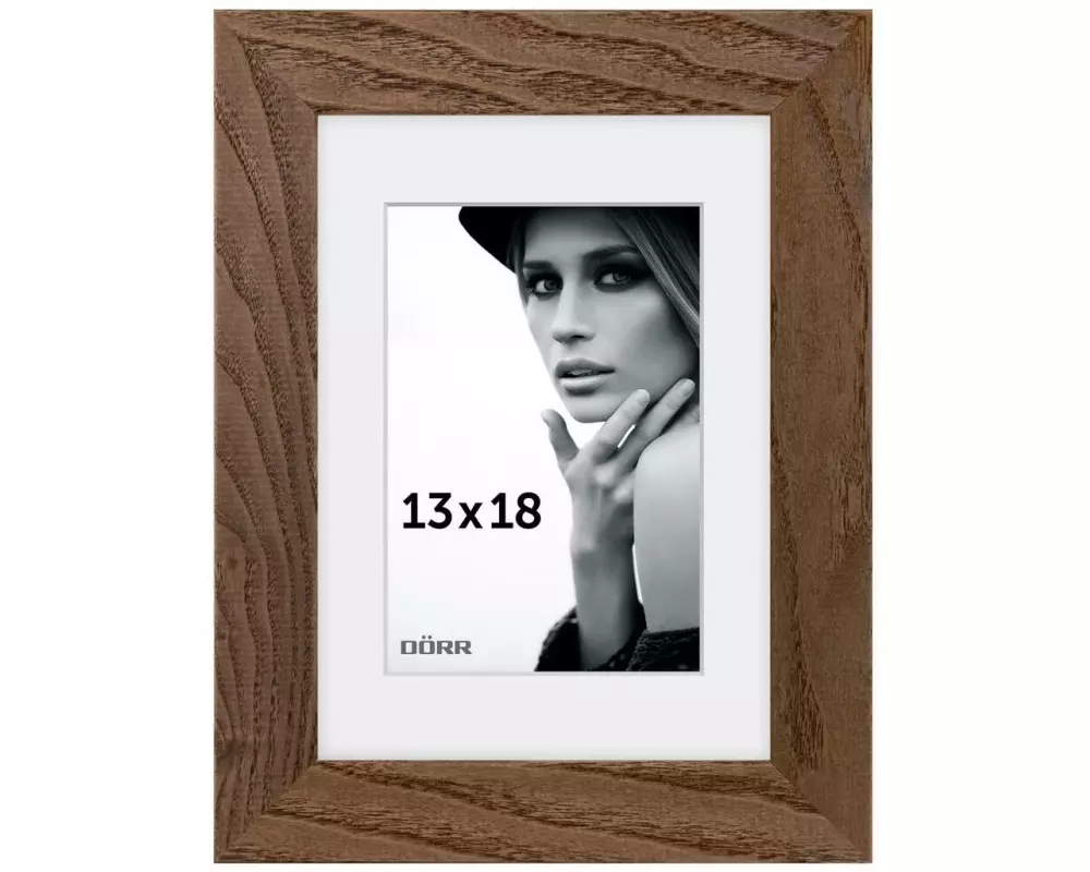 Dörr Bilderrahmen Flat Dunkelbraun, 13 x 18 cm
