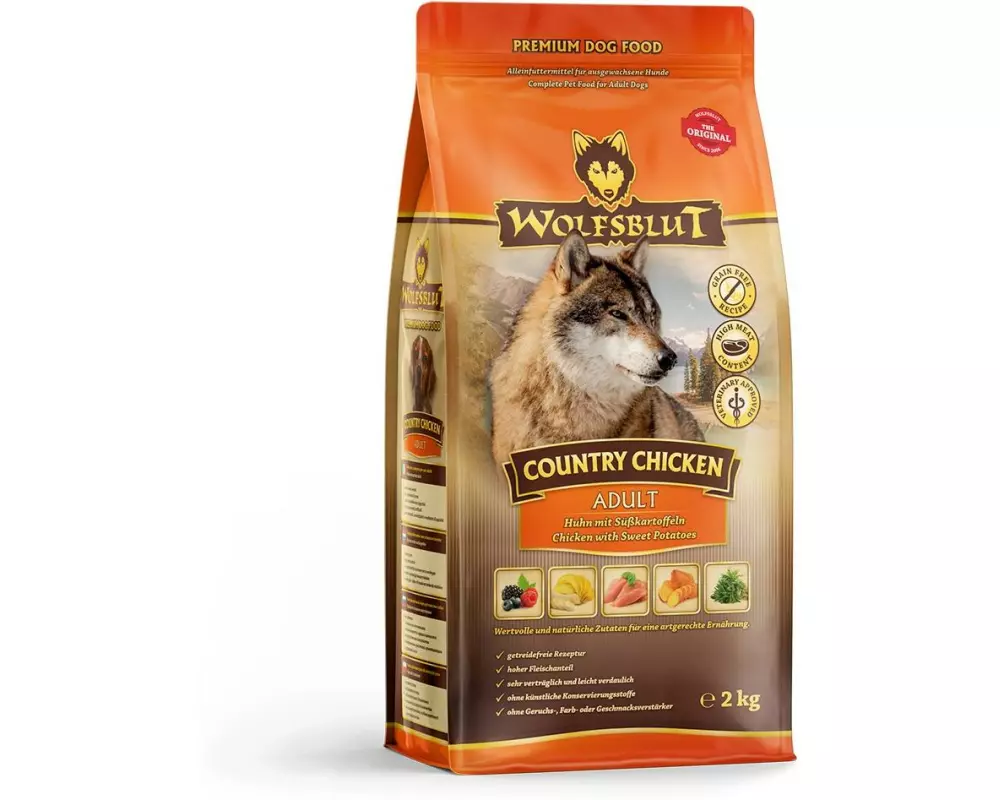 Wolfsblut Trockenfutter Dog Country Chicken Adult, 2 kg