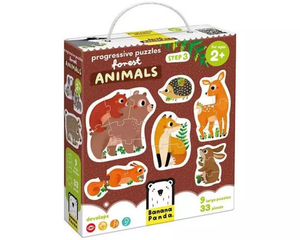 Banana Panda Puzzle Progressive Waldtiere